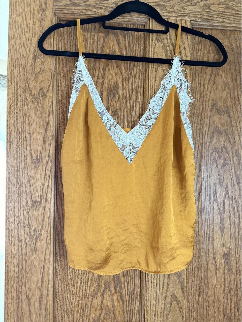 Urban Outfitters Lace Satin Tank